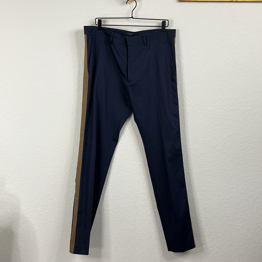 VALENTINO Side Stripe Slim Fit Trousers - Picture 7 of 12